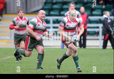 Waterloo V Cambridge Rugby-Union-Spiel. Fotos von Alan Edwards Stockfoto