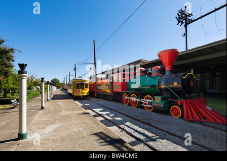 Chattanooga Choo Choo train in Chattanooga Choo Choo Hotel, ehemals der Kopfbahnhof, Chattanooga, Tennessee Stockfoto