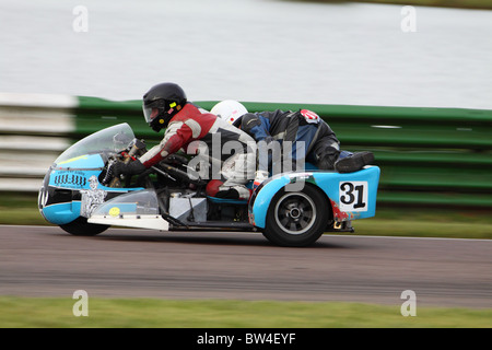 Internationale Sidecar Festival Mallory Park Oct 2010 Stockfoto