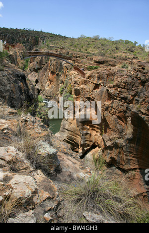 Bourke Luck Potholes, Blyde Canyon, Mpumalanga, Südafrika. Stockfoto
