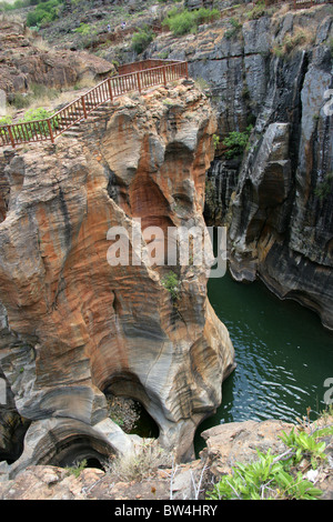 Bourke Luck Potholes, Blyde Canyon, Mpumalanga, Südafrika. Stockfoto