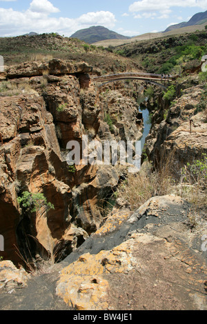 Bourke Luck Potholes, Blyde Canyon, Mpumalanga, Südafrika. Stockfoto