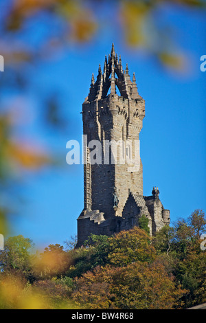 Das National Wallace Monument, Stirling, Schottland. Stockfoto