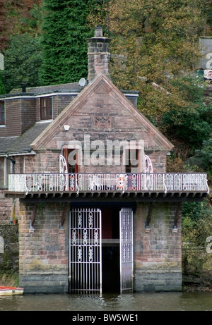 Bootshaus, Rudyard Lake, Staffordshire Stockfoto