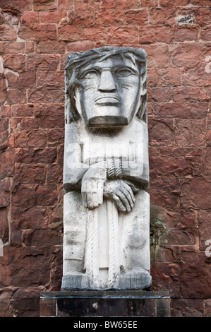 Jacob Epstein Ecce Homo-Skulptur in der alten Kathedrale von Coventry Warwickshire England UK Stockfoto