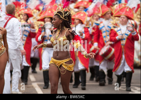 Der London-Samba-Schule, College Of Medicine, Herrn Bürgermeister Show, London, 2010 Stockfoto