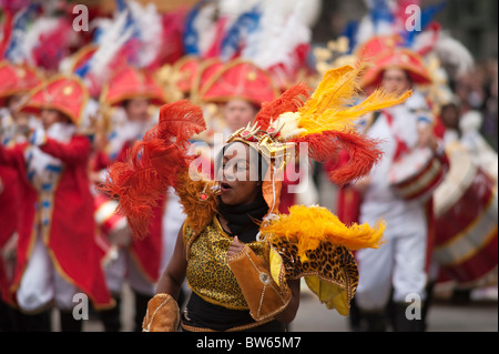 Der London-Samba-Schule, College Of Medicine, Herrn Bürgermeister Show, London, 2010 Stockfoto