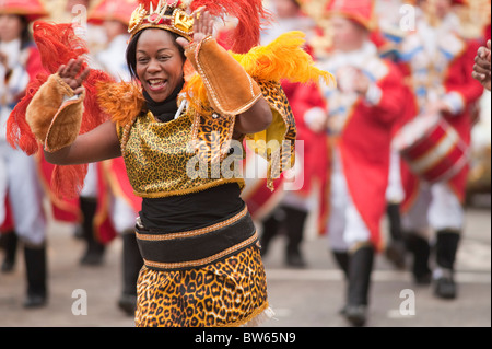 Der London-Samba-Schule, College Of Medicine, Herrn Bürgermeister Show, London, 2010 Stockfoto