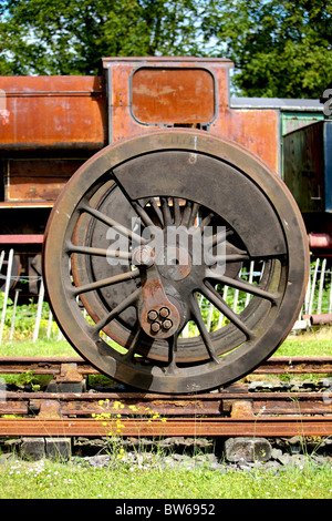 Dampfmaschine Erhaltung. Caledonian Bahn Montrose Schottland Stockfoto