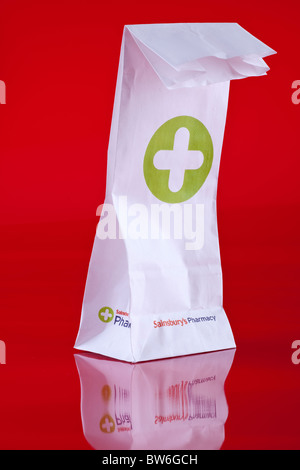 Sainsburys Apotheke. Stockfoto