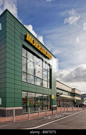 Safeway-Supermarkt in Minehead Stockfoto