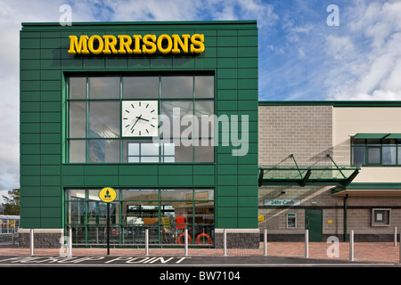 Safeway-Supermarkt in Minehead Stockfoto