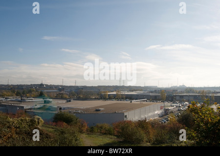 am See Retail Park Thurrock Essex Park Einkaufszentrum aus Town Center Mall uk Retail parks London Stockfoto