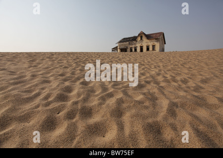 Haus in Sandwich Harbour in der Nähe von Walvis Bay, Namibia Stockfoto