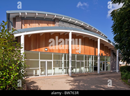 Ibstock Ort Schule Sporthalle. Stockfoto