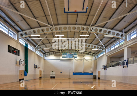 Ibstock Ort Schule Sporthalle. Stockfoto