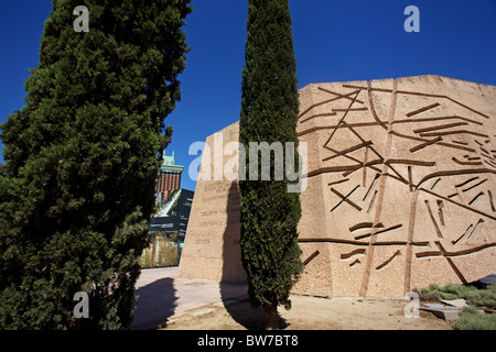 Kolumbus-Denkmal von Joaquín Vaquero Turcios, Plaza de Colón, Madrid, Spanien Stockfoto