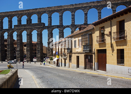 Römische Aquädukt in Segovia, Spanien Stockfoto