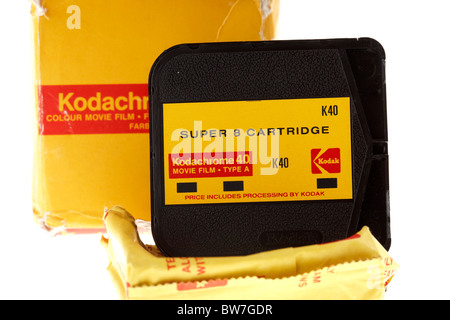 Kodak Kodachrome super8 Cine Film Filmkassette Stockfoto