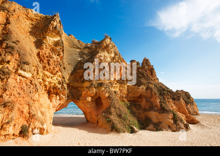 Praia Dos Tres Irmãos, Alvor, Algarve, Portugal Stockfoto