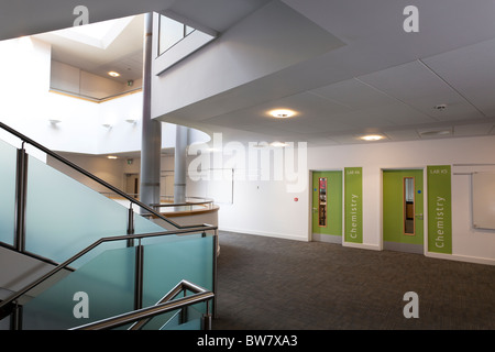 Portsmouth Gymnasium neue Wissenschaft Block Stockfoto