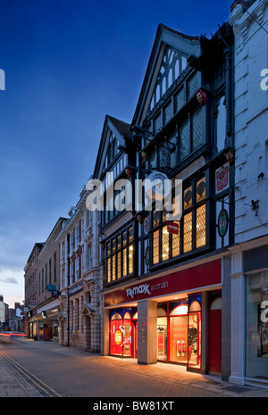 T-K-Maxx Store in tudor-Gebäude in der Market Street, York. Stockfoto