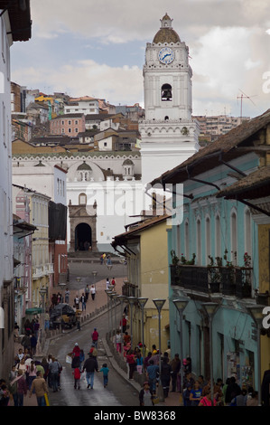 Iglesia De La Merced, Quito, Ecuador Stockfoto