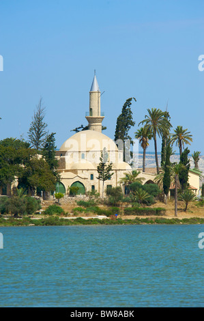 Hala Sultan Tekke Moschee, Larnaka, Zypern Stockfoto