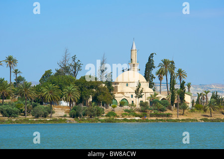 Hala Sultan Tekke Moschee, Larnaka, Zypern Stockfoto