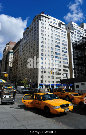 New York City Street Szene Fifth Avenue Stockfoto