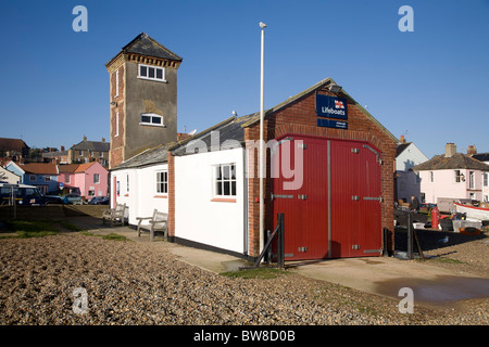 Alten Rettungsstation in Aldeburgh Suffolk an der Ostküste von England Stockfoto