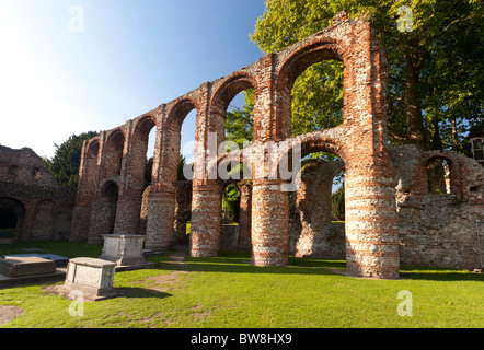 Überreste von St. Botolph Priory in Colchester, Essex, UK Stockfoto