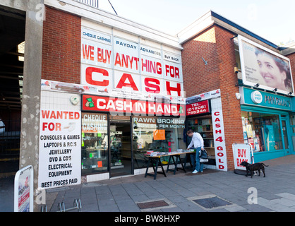 außen Pfandleiher shop Stockfoto