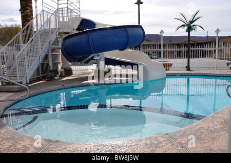 Rodeway Inn Schwimmbad, Moab, Utah, USA Stockfoto