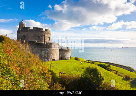 St. Mawes Castle Cornwall England Stockfoto