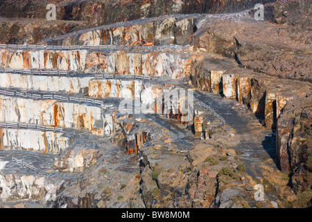 Delabole Schiefer-Steinbruch Cornwall England Stockfoto