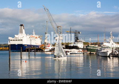 Falmouth Harbour Cornwall England Stockfoto