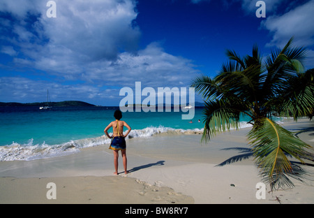 Solomon Bay, St. Johannes-Insel, US Virgin Islands, Caribbean Stockfoto