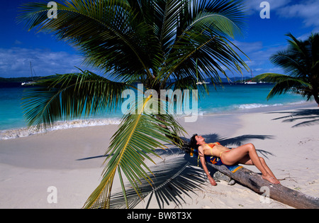 Solomon Bay, St. Johannes-Insel, US Virgin Islands, Caribbean Stockfoto