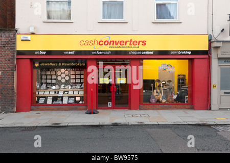 Cash Converters Pfandleiher-shop Stockfoto