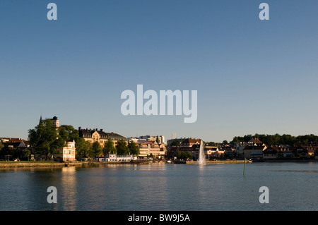 Västervik Schweden Stadt Stadt Süd-Ost-schwedische Sverge östlichen Ufer Ostsee Mündung Stockfoto