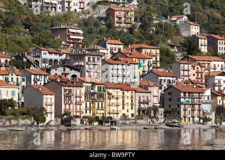 Wasser Kante Ferienwohnungen Comer See Italien Stockfoto