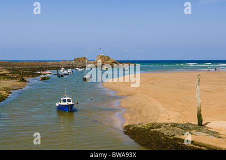 Bude Hafen an der Mündung des Flusses NEET. Bude, North Cornwall, England. Stockfoto