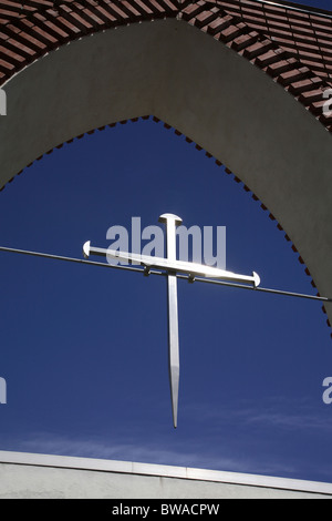 Nagel-Kreuz der Garnisonkirche, Potsdam, Deutschland Stockfoto