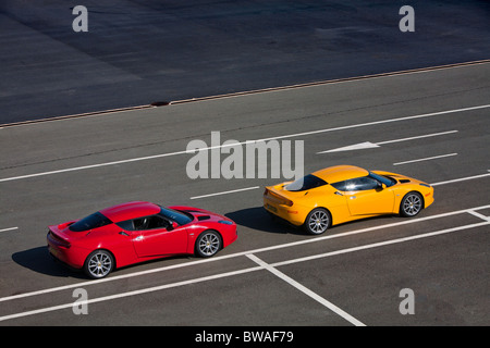 Lotus Evora in Monteblanco Trackday in Spanien. Organisiert von Lotus Cars, UK Stockfoto