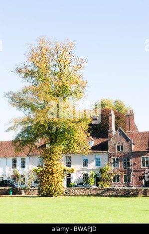 Bischöfe Fuß in der Kathedrale in der Nähe von Salisbury Stockfoto