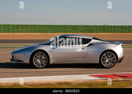 Lotus Evora S auf dem Monteblanco Trackday in Spanien. Organisiert von Lotus Cars, UK Stockfoto