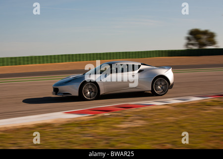 Lotus Evora S auf dem Monteblanco Trackday in Spanien. Organisiert von Lotus Cars, UK Stockfoto