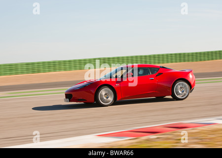 Lotus Evora in Monteblanco Trackday in Spanien. Organisiert von Lotus Cars, UK Stockfoto