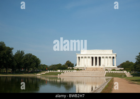 Lincoln Memorial und Reflexionsbecken, Washington DC, USA Stockfoto